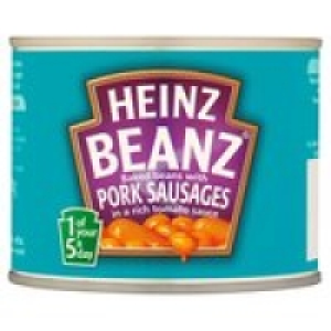 Heinz Beanz and Pork Sausages £0.65