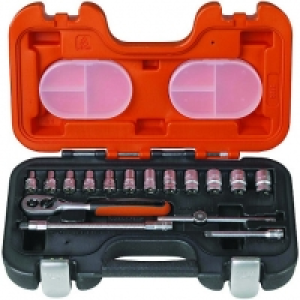 Bahco 16 Piece 1/4in Drive Socket Set £44.99