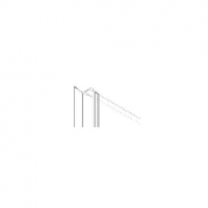 Aqualux Universal Bath/Shower Screen Side Seal 2000mm £9.99