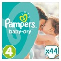 Morrisons  Pampers Baby Dry Size 4 Nappies Econom