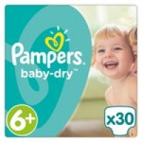 Morrisons  Pampers Baby Dry Size 6+ Nappies Econo