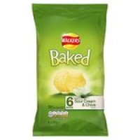 Morrisons  Walkers Sour Cream & Chive Flavour Baked C