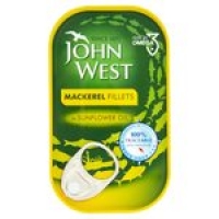 Morrisons  John West Mackerel Fillets In Sunflower Oil (1