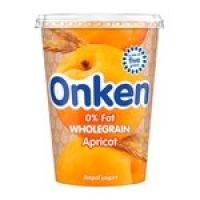 Morrisons  Onken Fat Free Whole Grain Apricot Yogurt
