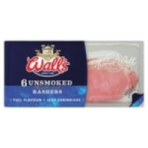 Walls Thick Cut Unsmoked Bacon 6 Rasher £2.00