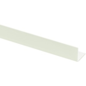 Wickes 12mm White PVC Angle FB337 2400mm