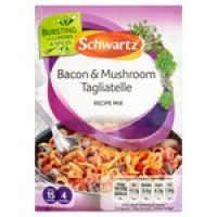Morrisons  Schwartz Bacon & Mushroom Tagliatelle