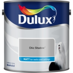 Dulux Matt Emulsion Paint Chic Shadow 2.5L £10.00