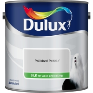 Dulux Silk Emulsion Paint Polished Pebble 2.5L £10.00