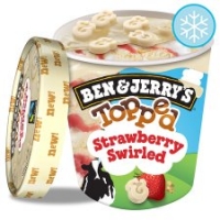 Tesco  Ben & Jerrys Topped Strawberry Swirl Ice Cream 470Ml