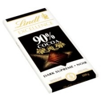 Tesco  Lindt Excellence 90% Cocoa Dark Chocolate Bar 100G
