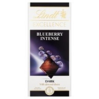 Tesco  Lindt Excellence Dark Blueberry Chocolate Bar 100G