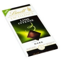 Tesco  Lindt Excellence Lime Dark Chocolate 100G