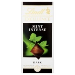 Tesco  Lindt Excellence Mint Intense 100G