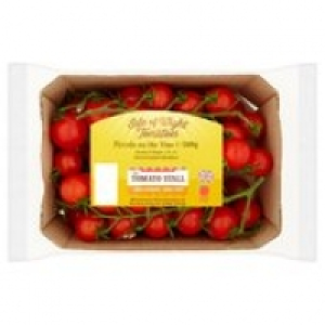 Ocado  Isle of Wight Cherry on the Vine Tomatoes