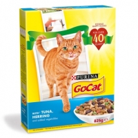 BMStores  Go-Cat Cat Food - Tuna, Herring & Vegetables 825g