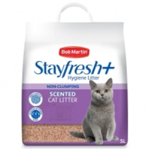 Bob Martin StayFresh Lightweight Scented Cat Litter 5L &pound;1.59