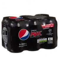 BMStores  Pepsi Max 6 x 330ml cans