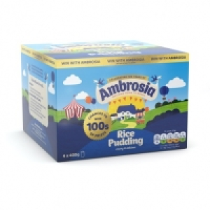 BMStores  Ambrosia Rice Pudding 4 x 400g