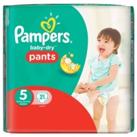 BMStores  Pampers Baby-Dry Pants Size 5 Junior 21pk