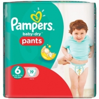 BMStores  Pampers Baby-Dry Pants Size 6 Extra Large 19pk