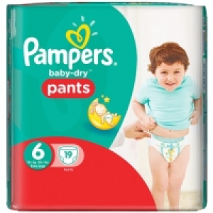 Pampers Baby-Dry Pants Size 6 Extra Large 19pk