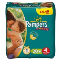 BMStores  Pampers Baby Dry Nappies Maxi 20pk