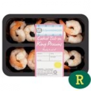 Morrisons Fishmonger Tail On King Prawns (R)