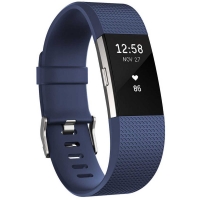 BigW  Fitbit Charge 2 Heart Rate + Fitness Wristband - Blue - Larg