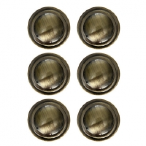 Wickes Ring Knobs Antique Brass Effect 35mm 6 Pack &pound;14.29