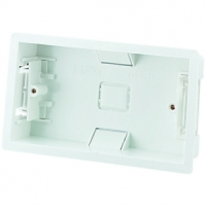Wickes Plasterboard Box 2 Gang White £1.50