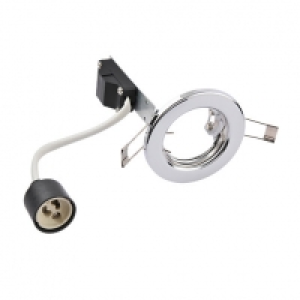 Wickes Fixed Downlights Chrome 10 Pack £24.99