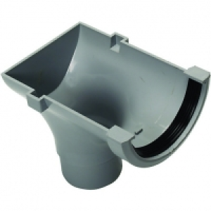 Wickes Grey Minline Gutter External Outlet £3.99