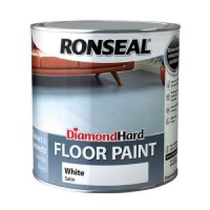 Ronseal Diamond Hard Floor Paint Satin White 2.5L £31.99