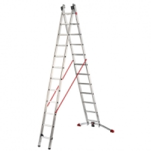 Hailo Profi-lot 2 x 12 Combination Ladder with Unique Level  £159.00