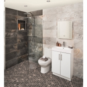 Wickes Aspen Silver Grey Mosaic Porcelain Tile 300 x 300mm &pound;54.00