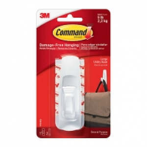 Command Large Hook White