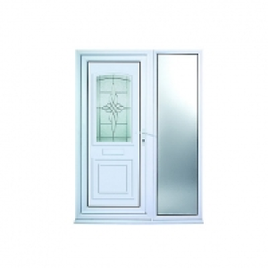 Wickes Medway 1 Sidelight Upvc Door 2085 x 1520mm Right Open