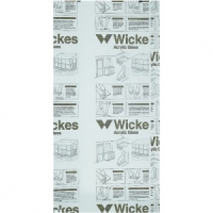 Wickes Durable Acrylic Sheet 90cmx1.8m £29.99