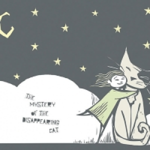 ohpopsi the Girl and the Cat Wall Mural Multi Large &pound;59.99