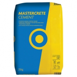 Blue Circle Mastercrete Cement 25kg £6.75