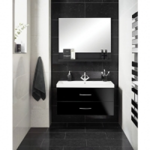Wickes Starburst Quartz Black Natural Stone Tile 600 x 300mm