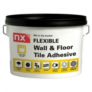NX Flexible Wall & Floor Tile Adhesive 15kg