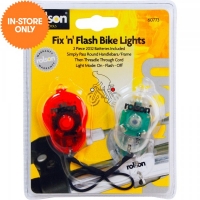 JTF  Rolson Fix N Flash Bike Lights 2 Piece