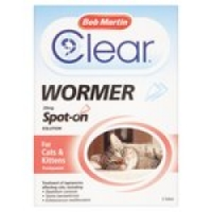 Bob Martin Spot On Cats Dewormer &pound;3.00