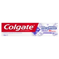 Wilko  Colgate Toothpaste Max White Shine Seductive Mint 100ml