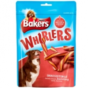 Bakers Whirlers - Tasty Bacon & Cheese Flavour 175g