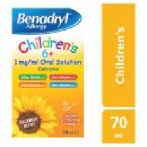 Allergy Childrens 6+ Oral Solution for Hay Fever and Allerg £3.50