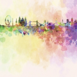 ohpopsi London Wall Mural Multi Large