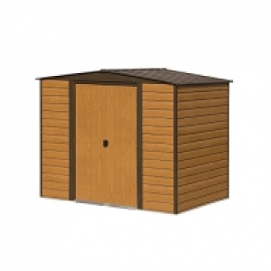 Rowlinson Woodvale Metal Apex Shed without Floor 8x6